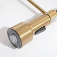 thumbnail image 2 of ANGELES HOME Pull Down Sprayer Kitchen Faucet with LED Spray, Single Handle Kitchen Sink Faucet in Brushed Gold, 2 of 10