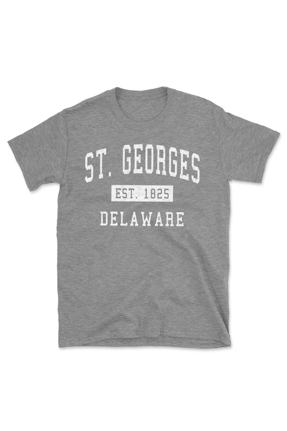 St. Georges Delaware Classic Established Men's Cotton T-Shirt