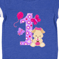 thumbnail image 4 of Inktastic First Birthday with Cute Puppy and Butterflies Boys or Girls Baby Bodysuit, 4 of 5