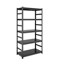Miniyam Heavy-Duty Metal Shelving Unit, 5 Adjustable Shelves, 2000 lbs Capacity, 63"x31.5"x15.7"
