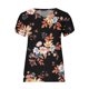 thumbnail image 4 of ICHUANYI Clearance Fashion Women's Summer V-Neck Short Sleeve Print Casual T-shirt Blouse(Brown, XXL) ICHUANYI WER2023081403094, 4 of 4