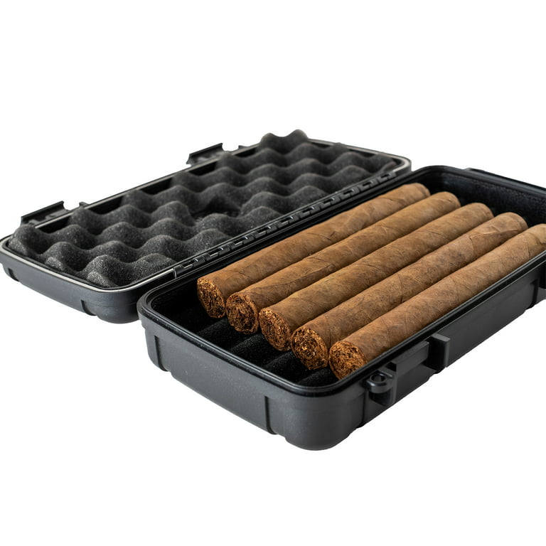 Pardo Cigar | Waterproof Travel Humidor - 5 Cigar Capacity, Rugged & Crushproof