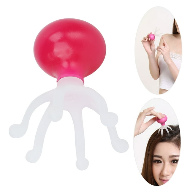Masajeador De Cabeza, Safe Eco Friendly Silicone Futper Massorager Relajación Estable Desgaste Resistente Ergonómico Portátil Para Masaje