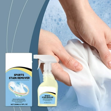 Sports Stain Remover 200ml Laundry Detergent for Activewear Removes Sweat Odor Stubborn Stains from Gym Clothes Yoga Pants Keeps Colors Bright