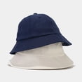 thumbnail image 3 of SikaFu Four Seasons Cotton Solid Bucket Hat Fisherman Hat Outdoor Travel Sun Cap for Men and Women 188, 3 of 6