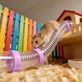 thumbnail image 4 of 8 PCS Hamster Tunnel Tube Set, Transpet Cage Accessories - Curvy DIY Toy Tubes for Dwarf Hamster, Mice, Rat, Small Animal Adventure Pipe & Toys, 4 of 5