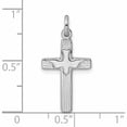 thumbnail image 3 of Sterling Silver Rh-Plated Dove Cross Pendant (25.3 X 12.48) Made In Thailand -Jewelry By Sweet Pea, 3 of 7
