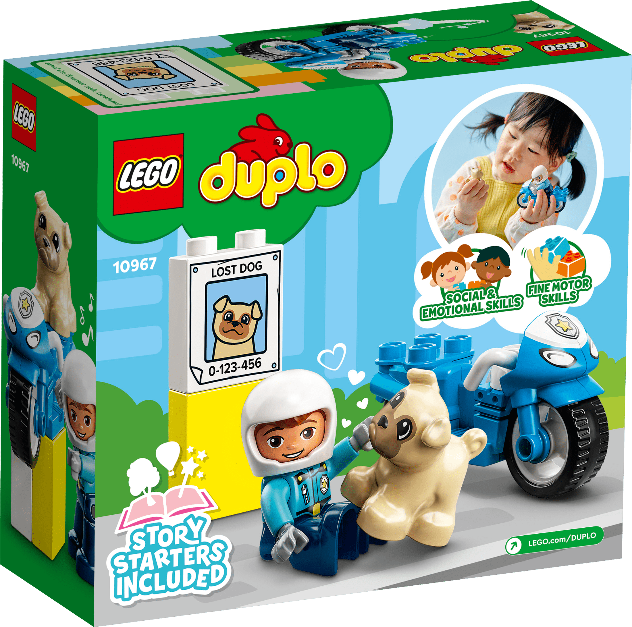 LEGO Police Motorcycle 10967 Building Set (5 Pieces)