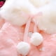 thumbnail image 5 of Abrigo De Invierno Para Niños Pequeños, Chaquetas De Abrigo Para Niñas, Otoño, Decoración De Perlas De Lunares Para Bebés, Abrigo De Algodón Cálido De Felpa Rosa Odeerbi  LM103-5460, 5 of 8