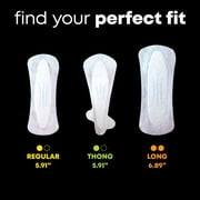 U by Kotex Balance Daily Wrapped Panty Liners, Light Absorbency, Regular Length, 100 Count