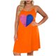 thumbnail image 1 of Camisa de Manga Corta Vestido para las Mujeres sin Mangas Estilo de Suspensión, Vestido de Noche Cómodo Suelto, 1 of 6