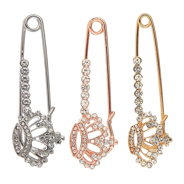 BESTYASH 3Ud De Con Pin Decorativo En Aleación Para Collares Y Bufandas