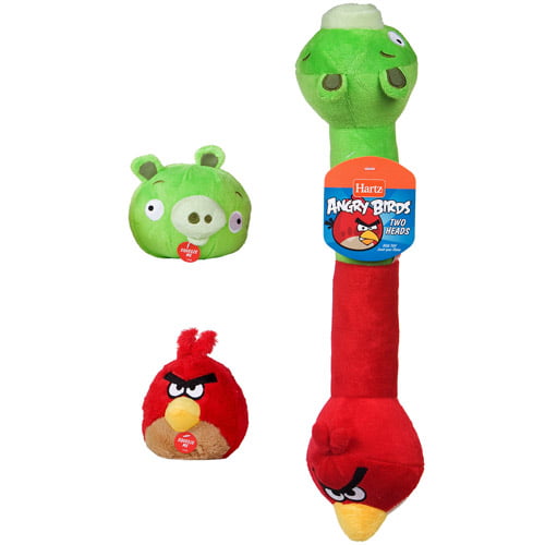 angry bird squeaky dog toy