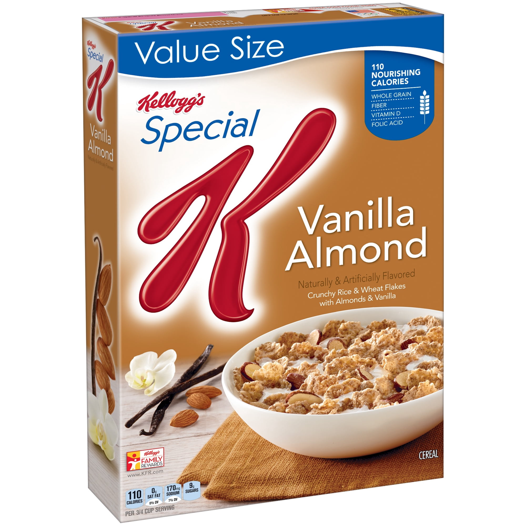 Special K, Vanilla Almond Cereal, 16.3 Ounce