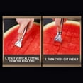 thumbnail image 5 of EGYMEN Watermelon Dicer, Stainless Steel Watermelon Cutter with Safe Non-Slip Handle, Quick Watermelon Slicing Tool for Even Dices, Easy-to-Clean Watermelon Cutting Device, 5 of 8