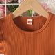 thumbnail image 5 of Odeerbi Niñas Algodón Rib Knit Floral Vestidos Verano Ruffle Manga Arco Princesa Vestido Niños Impreso Sin Mangas Cuello Redondo Rodilla Vestido, 5 of 7