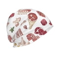 thumbnail image 3 of Pofeuu Different Meat Print Beanie Hat for Men and Women Winter Warm Hats Knit Slouchy Thick Skull Cap, 3 of 7