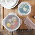 thumbnail image 3 of Tapas de silicona reutilizables para mantener los alimentos, envoltura elástica, película de sellado, cubierta de cuenco, organización de almacenamiento para el hogar, cocina, 3 of 5