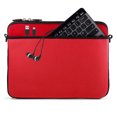 thumbnail image 3 of KroO 11" Laptops, Netbooks, Chromebooks, Tablets Messenger Style Carrying Bag with Front and Rear Pockets, Includes Removable Shoulder Strap, 3 of 7