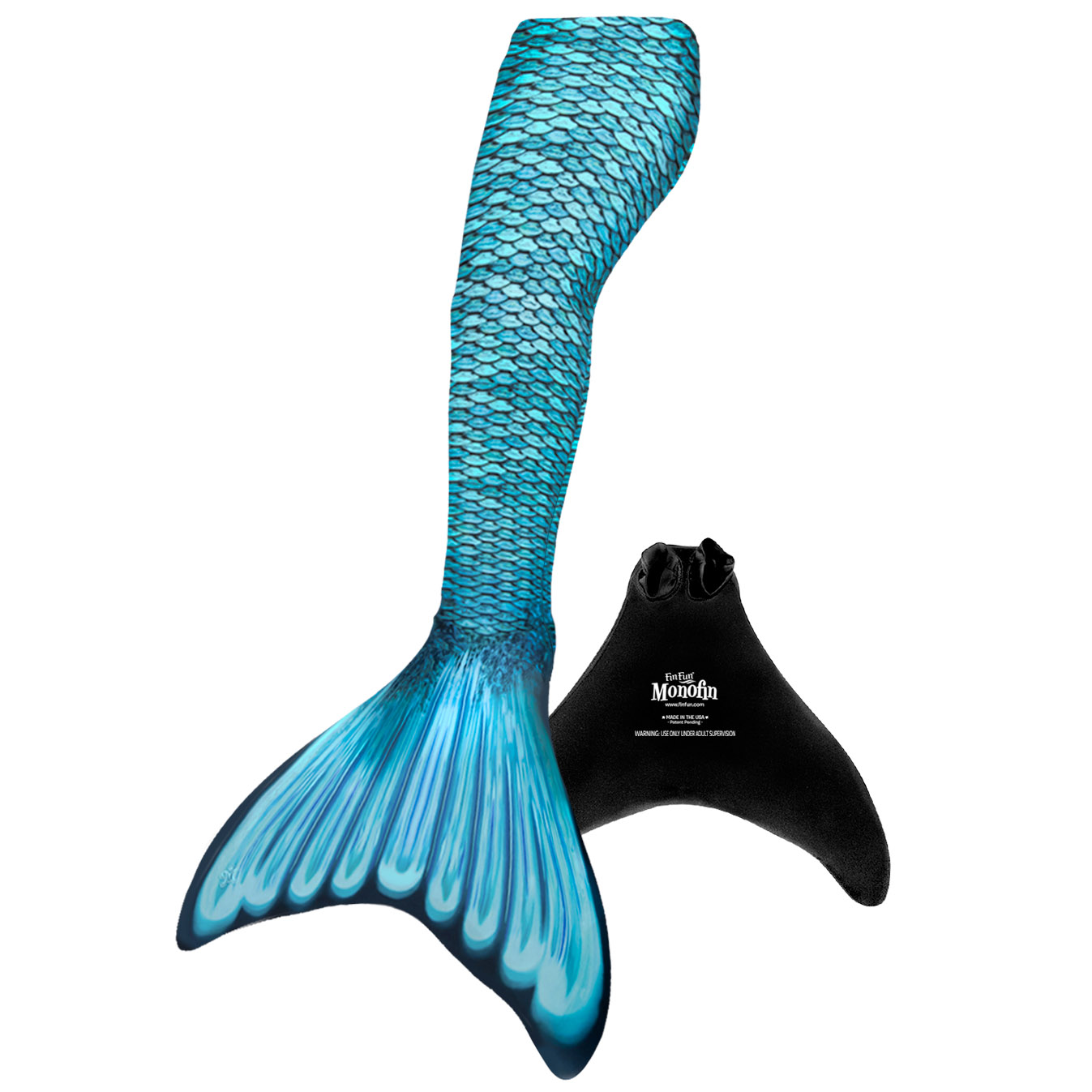 NO Monofin Reinforced Tips Adults Boys and Girls Fin Fun Mermaid Tail Only for Children