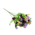 thumbnail image 2 of LHWEN Artificial Daisy Flowers Set of 6 Multicolor Wildflower Bushes for Home Decor Realistic Silk Plants for Indoor and Outdoor Decoration, 2 of 8