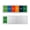 Silver, variant on Personal Office Status Sign, Sliding Nameplate with Clear Information Indicator, Adjustable Six Work Status Board, Suitable for Studio and Office Doors, Silver