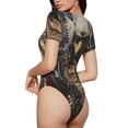 thumbnail image 2 of Fotbe Bald Eagle Soldier Body de Mujer con Cuello Redondo y Mangas Cortas, Sin Mangas Ajustado, Suave, Cómodo y Básico-XX-Large, 2 of 7