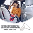 thumbnail image 5 of Nishuna 200pcs Car Seat Pad Hook Vehicle Seat Cover Installation Hook Car Seat Mat Hook Hanger, 5 of 5
