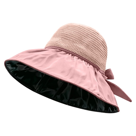 Hats for women Mesh Wide Brim Foldable Sun Hat Summer Outdoor UV Protection Cap