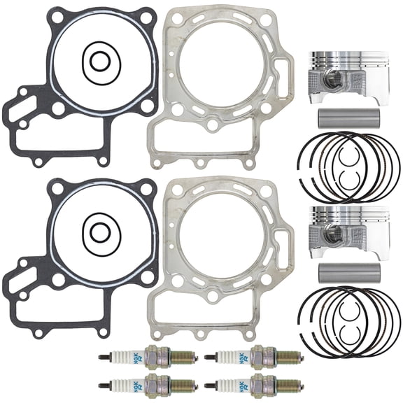 Niche Stock Piston Gasket Spark Plug Kit for Kawasaki KFX700 13001-1658 MK1011897
