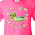 thumbnail image 4 of Inktastic Praying Mantis with Flowers and Leaves Youth T-Shirt, 4 of 5