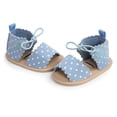 thumbnail image 6 of FDDMis Baby Shoes 12-18 Months Baby Size 3 White Baby Ballerina Shoes for Girls 4-6 Girls Size 10 Shoes Boys Shoes Size Little Kid Fancy Shoes, Blue 6-12 Months, 6 of 8