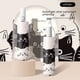 thumbnail image 4 of Paraguas automático con diseño de gato en blanco y negro de dibujos animados para mujer, paraguas plegable de doble propósito para el sol y la lluvia, sombrilla antiultravioleta para hombres, 4 of 6
