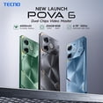 thumbnail image 2 of Celular Tecno Pova 6 256GB 8GB RAM Interstellar Blue, 2 of 8