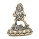 thumbnail image 4 of Mini estatua de Buda perfecl figura del Dios chino de la riqueza latón, 4 of 7
