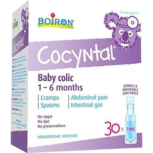 Boiron Cocyntal soulage les coliques de bébé