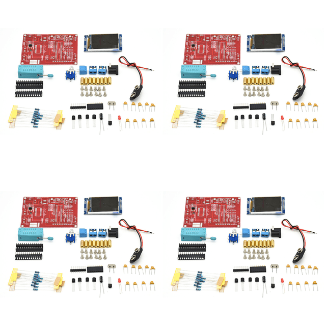 Transistor GM328 probador tapa de diodo ESR Volt Freq Meter DIY generador de señal PWM