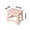 Pink, variant on Small Foldable Stool Lightweight Portable Folding Stool with Handle,Compact Non-slip Folding Stools for Indoor Outdoor,Space Saving Design Footstool for Bathroom,Kitchen,Living Room,Office,Home