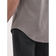 thumbnail image 3 of No Boundaries Men's & Big Men's Longline Curved Hem Elongated Tee Shirt, 2-Pack, Sizes XS-5XL, 3 of 7