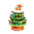 thumbnail image 2 of Miami Dolphins 2-Pack 4" Ceramic LED Christmas Tree Set, 2 of 3