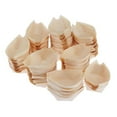 thumbnail image 3 of 100x Bandeja para servir sushi Barco de sushi de madera Postres Ensalada multiusos Plato de sashimi desechable japonés Contenedor de comida para barco , 19,5 cm x 10,0 cm 195 cm x 100 cm Macarena Plato de barco de sushi, 3 of 8