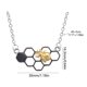 thumbnail image 3 of Collar de Abeja de Oro Real onlyliua en Forma de Corazón, 3 of 7