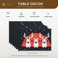 thumbnail image 4 of Christmas Decorations Placemat, Minimalistic Style Heat-Resistant Entryway Door Mats 6Pcs, 17.7" X 13" Simple Non-Slip Outdoor Doormat, for Table Coffee Table, 4 of 5