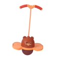 thumbnail image 3 of Pogo Ball para niños, juguete de equilibrio mejorado con luz para niños y niñas, mejora el equilibrio y coordinación, juegos de fitness, juguete de Marrón, 3 of 8
