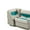 Ivory & Teal, variant on Classic Right Lean Back Pontoon Seats