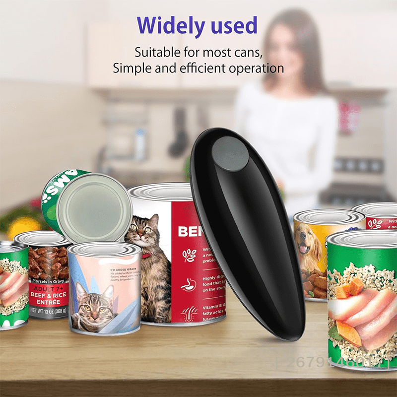 Electric Can Opener, One-touch Automatic Can Opener, Handheld Opener And Smooth Edge Kitchen Gadget Can Openers