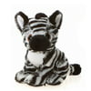 "Fiesta Toys 9"" Sitting Zebra with Big Eyes Plush Stuffed Animal Toy - NEW"