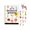 Flower, variant on OUCLEYE Watercolor Workbook for Beginners, 300gsm Watercolor Paper Watercolor Painting Practice Book with 10 Colors Solid Pigment Paint Set and Painting Brush, 3 Themes for Adults New Painters