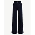 thumbnail image 5 of Free Assembly Women's and Women's Plus Patch Pocket Wide Leg Pants, 30”, 32” and 34” Inseam, Sizes XS-4X, 5 of 5