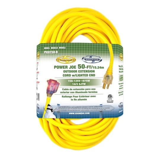 Snow Joe PJEXT50B Power Joe 14 Gauge 50 ft. Extension Cord